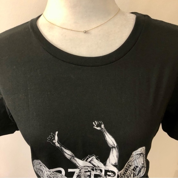 LED ZEPPELIN 1975 US Tour Slim Fit Ladies T Shirt - Picture 4 of 11